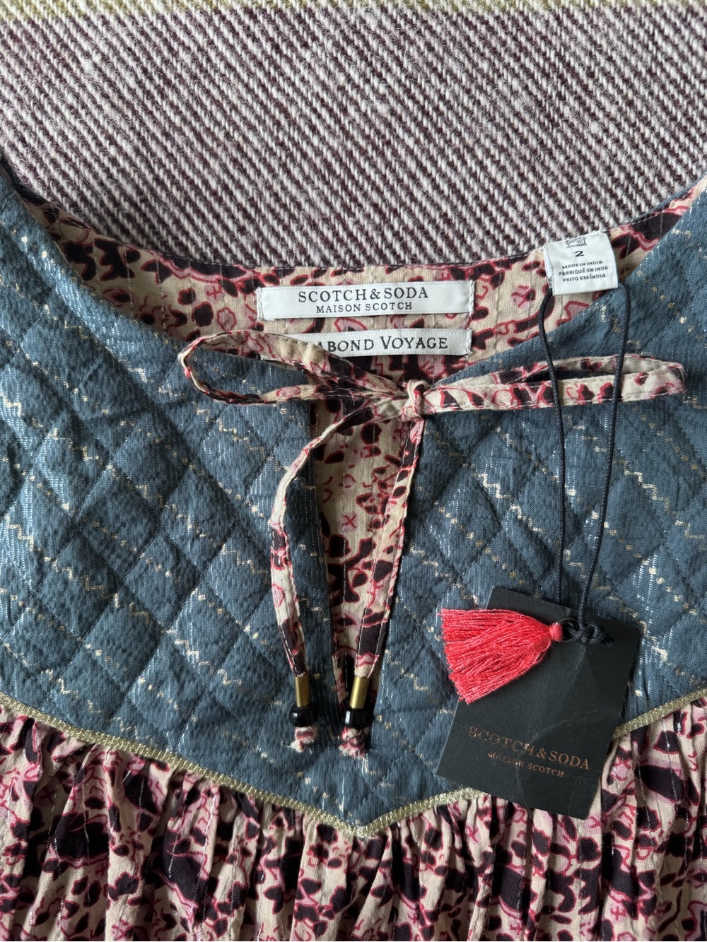 Maison Scotch vagabond voyage top